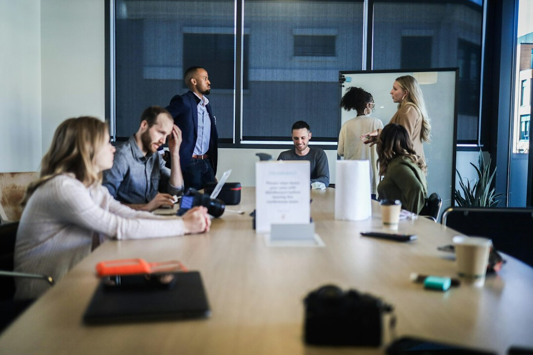 top manager in meeting